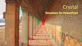  Presentation with world heritage - Beautiful slides featuring 3d stereo photo angkor wat - ancient khmer temple in cambodia unesco world heritage site you need anaglyph stereo glasses to watch it backdrop and a tawny brown colored foreground