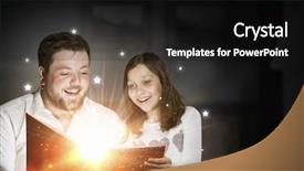  Presentation with once upon time - PPT layouts enhanced with 3d story book - once upon a time mixed background and a black colored foreground