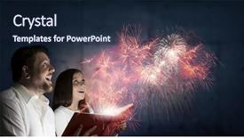  Presentation with once upon time - Theme featuring 3d story book - once upon a time mixed background and a wine colored foreground