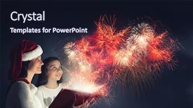  Presentation with once upon time - Slides having 3d story book - once upon a time mixed background and a wine colored foreground