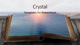  Presentation with story book - Cool new PPT theme with 3d story book - pictures that convey reality mixed backdrop and a lemonade colored foreground