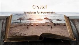  Presentation with story book - Colorful theme enhanced with 3d story book - pictures that convey reality mixed backdrop and a cream colored foreground