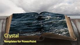  Presentation with story book - Cool new presentation with 3d story book - pictures that convey reality mixed backdrop and a wine colored foreground