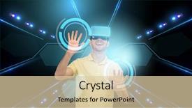  Presentation with laser light - Presentation design featuring black background and laser background and a lemonade colored foreground