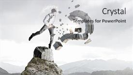  Presentation with doubts - Slide deck enhanced with 3d uestions - no more doubts and questions background and a light gray colored foreground