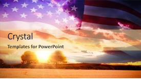  Presentation with flag - Beautiful PPT layouts featuring 3d usa - close up of the us backdrop and a  colored foreground