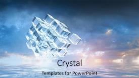  Presentation with environment hearty - Presentation design consisting of 3d water technology - innovative technologies and environment background and a  colored foreground