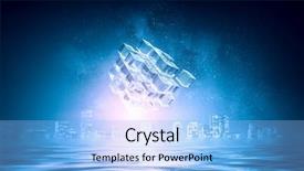  Presentation with water environment in canals - Amazing PPT theme having 3d water technology - innovative technologies and environment backdrop and a light blue colored foreground