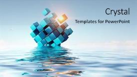  Presentation with water technology - Amazing presentation having 3d water technology - innovative technologies and environment backdrop and a light blue colored foreground