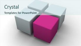  Presentation with max - Colorful presentation design enhanced with 3ds max - box 3d backdrop and a sky blue colored foreground