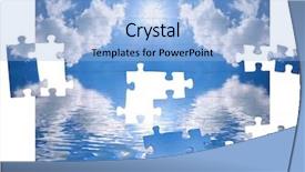  Presentation with reflection - Cool new presentation with 3dsmax - blue sky and reflection backdrop and a light blue colored foreground