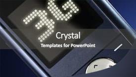  Presentation with mobile technology - Theme consisting of 3g - 3g mobile technology background and a dark gray colored foreground