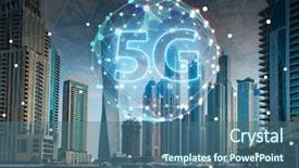  Presentation with internet - Presentation consisting of 3g 4g - 5g internet concept in technology background and a ocean colored foreground