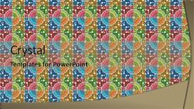  Presentation with red yellow green blue jigsaw - Slides featuring 4 different colours red orange background and a coral colored foreground