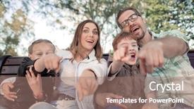  Presentation with parents - Amazing theme having 4 directions - close up parents with two backdrop and a coral colored foreground