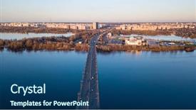  Presentation with april showers - Slide deck enhanced with 4 parts - kiev ukraine april 4 panorama background and a ocean colored foreground