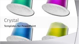  Presentation with capsules - PPT layouts consisting of 4-various-no-logo-new background and a white colored foreground