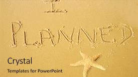  Presentation with next - Colorful PPT theme enhanced with 401k - i planned written in beach backdrop and a yellow colored foreground