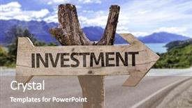  Presentation with 401k - Colorful presentation enhanced with 401k - investment wooden sign backdrop and a coral colored foreground