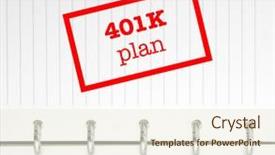 Presentation with agenda - Audience pleasing PPT theme consisting of 401k written on an agenda backdrop and a cream colored foreground