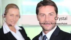  Presentation with manager support and job satisfaction of nurses - Slide set consisting of 45 years service - telesales manager background and a  colored foreground