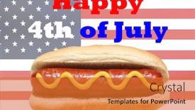  Presentation with 4th july - Presentation with 4th-of-july-american-flag background and a red colored foreground