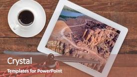  Presentation with moab - Audience pleasing presentation theme consisting of chicken corner road backdrop and a coral colored foreground