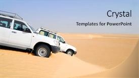  Presentation with safari - Presentation featuring  background and a  colored foreground