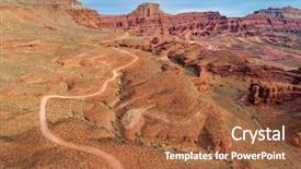  Presentation with moab - Audience pleasing slide set consisting of 4wd trail kane creek backdrop and a red colored foreground