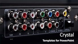  Presentation with sound - Slides having 5 1 surround sound system background and a black colored foreground