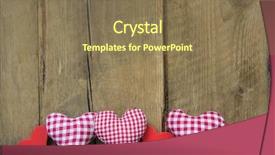  Presentation with black and white checker - PPT layouts having 5 anniversary - country style red white checkered background and a coral colored foreground