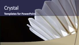  Presentation with palace of fine arts - Beautiful presentation featuring 5 gear - fine image closeup of shuttlecock backdrop and a ocean colored foreground