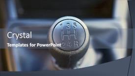  Presentation with gear - Beautiful slides featuring 5-speed-manual-gearbox-gear backdrop and a ocean colored foreground
