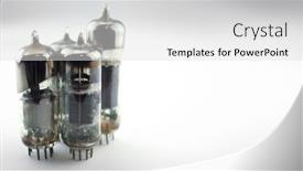  Presentation with natural - Colorful PPT theme enhanced with 50-s-60-s-vacuum backdrop and a white colored foreground