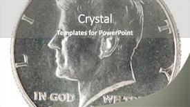  Presentation with states - Amazing theme having 50 states - john f kennedy half dollar backdrop and a gray colored foreground