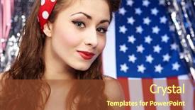  Presentation with african american sex - PPT layouts having 50 states - sexy patriotic american girl background and a  colored foreground