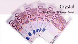  Presentation with five senses - Audience pleasing slides consisting of 500 - 3000 euro in five hundred backdrop and a soft green colored foreground