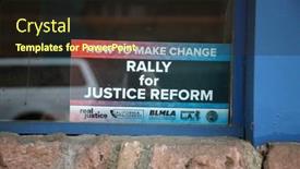  Presentation with bernie sanders - Presentation theme featuring 6-18-2019-los-angeles background and a wine colored foreground