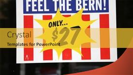  Presentation with bernie sanders - Colorful presentation design enhanced with 6-18-2019-los-angeles backdrop and a yellow colored foreground