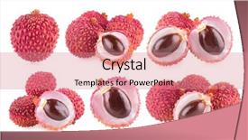  Presentation with i am grateful for images for - Presentation theme consisting of 6 images of ripe lychees background and a coral colored foreground