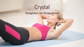  Presentation with exercise kids kid doing fitness - Amazing presentation design having 6 practice - beautiful sporty woman doing exercise backdrop and a lemonade colored foreground