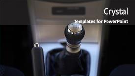  Presentation with speed - Amazing slides having 6 speed manual gearbox gearstick backdrop and a dark gray colored foreground