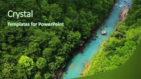  Presentation with europe - Audience pleasing presentation theme consisting of 60 seconds - tara river canyon montenegro europe backdrop and a  colored foreground
