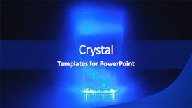  Presentation with blue neon - Colorful presentation theme enhanced with 60 seconds - time laps exposure backdrop and a royal blue colored foreground