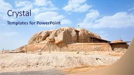  Presentation with step - PPT theme with 6000 bc is world heritage background and a light blue colored foreground