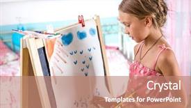  Presentation with medical evaluation of 5 years old boy - Beautiful presentation featuring 7-8 years old child backdrop and a coral colored foreground