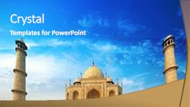  Presentation with taj mahal - Slide deck enhanced with perfect hobby portrait of an attractive smiling female caring her seedlings spraying seedlings with water note shallow depth of field background and a tawny brown colored foreground