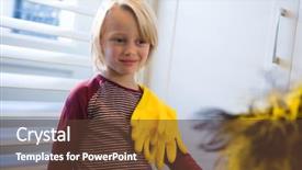  Presentation with home equity - Presentation having 7 contenent - thoughtful boy smiling at home background and a  colored foreground