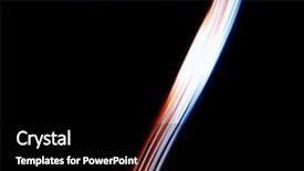  Presentation with black light - Cool new PPT theme with 7 - created by light colorful digits over black background backdrop and a black colored foreground