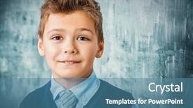  Presentation with old - Slide deck consisting of 7 s model - portrait of a seven year background and a teal colored foreground